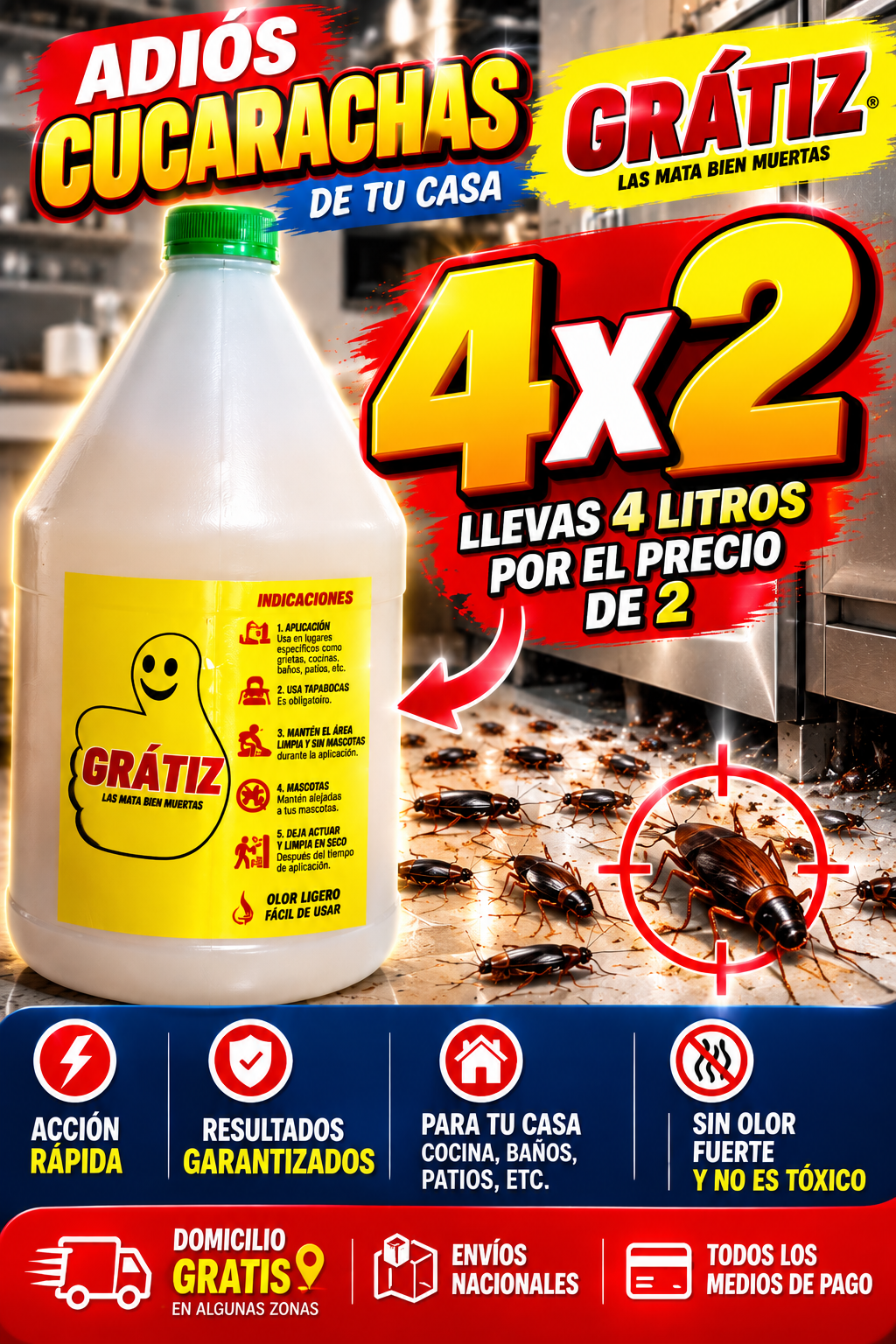 Grátiz Galón 4 litros